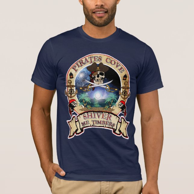 Camiseta de la ensenada de los piratas (Anverso)