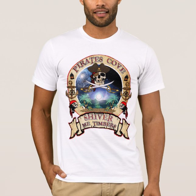 Camiseta de la ensenada de los piratas (Anverso)