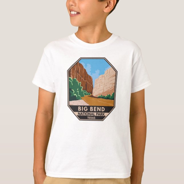 Camiseta de la época del Gran Bend Parque Nacional (Anverso)