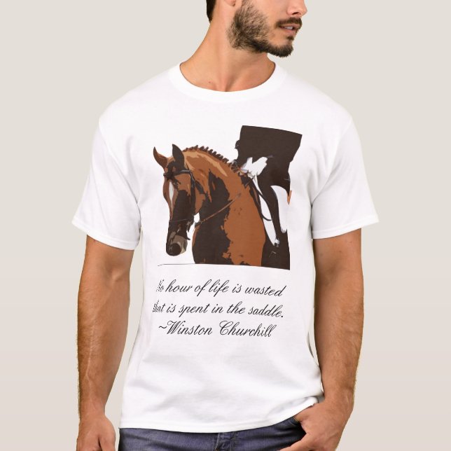 Camiseta de la equitación (Anverso)