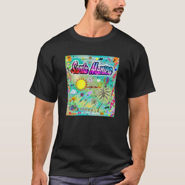 Camiseta de la "era de Nu" de Santa Mónica (Anverso)