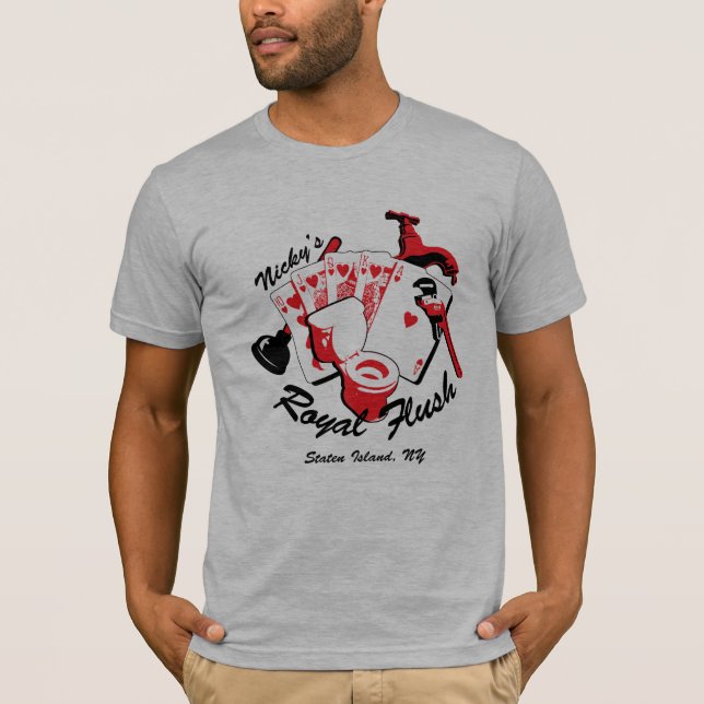 Camiseta de la escalera real de Nicky (Anverso)