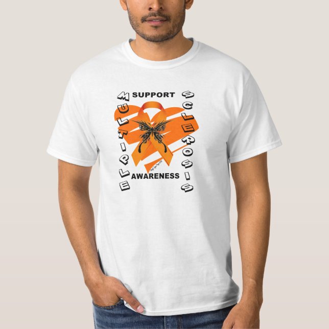 Camiseta de la esclerosis múltiple de la ayuda (Anverso)