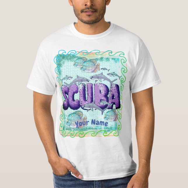 Camiseta de la escoria del tiburón (Anverso)