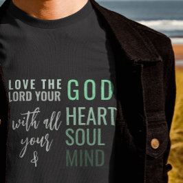 Camiseta de la Escritura Cristiana