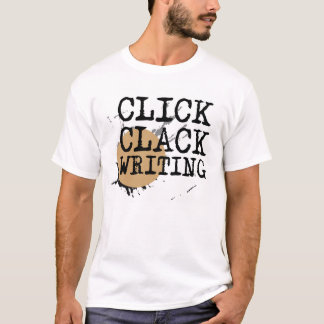 Camiseta de la escritura de la charla del tecleo