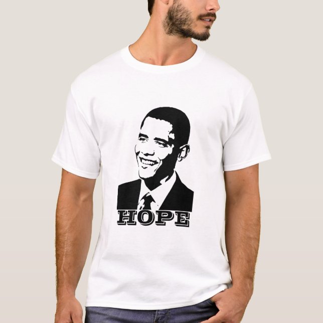 CAMISETA DE LA ESPERANZA DE OBAMA (Anverso)