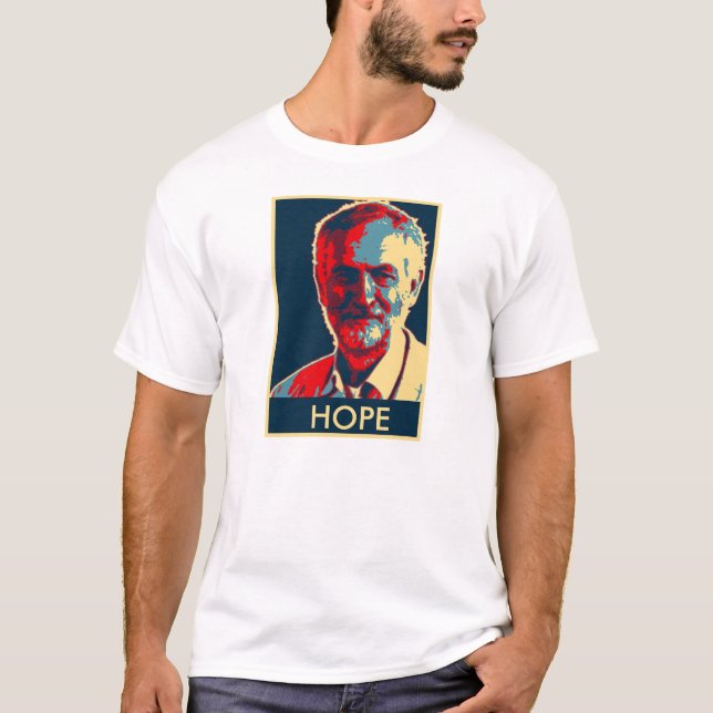camiseta de la esperanza del corbyn de jeremy (Anverso)