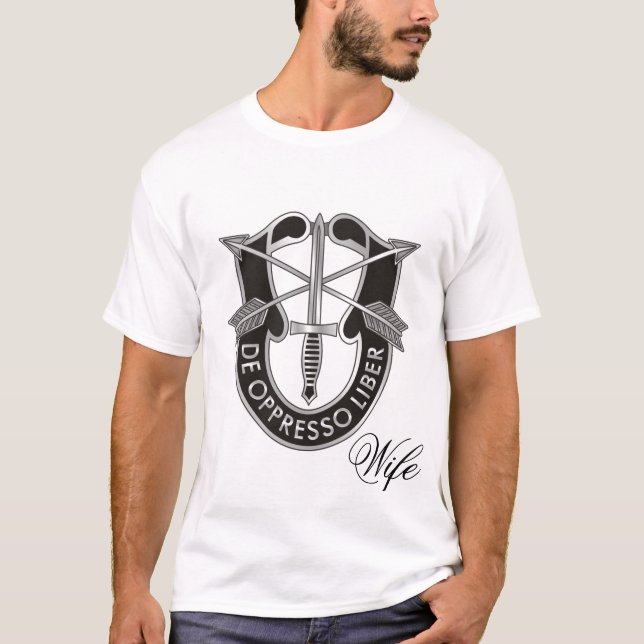 Camiseta de la esposa de las fuerzas especiales (Anverso)