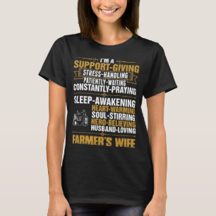 Camiseta de la esposa de los granjeros