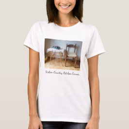 Camiseta de la esquina de la cocina campestre sici
