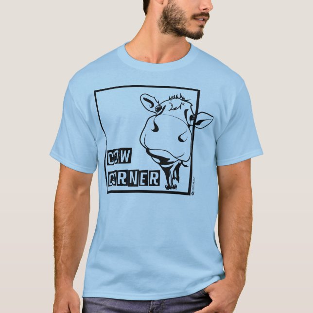 CAMISETA DE LA ESQUINA DEL GRILLO DE LA VACA (Anverso)