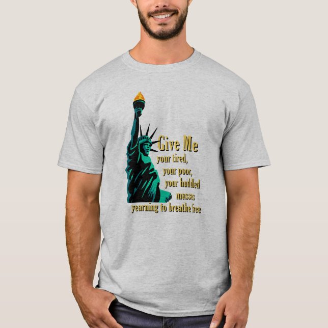 Camiseta de la Estatua de la Libertad - libertad (Anverso)