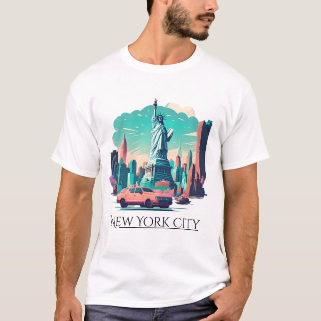 Camiseta de la Estatua de la Libertad Nueva York (Anverso)