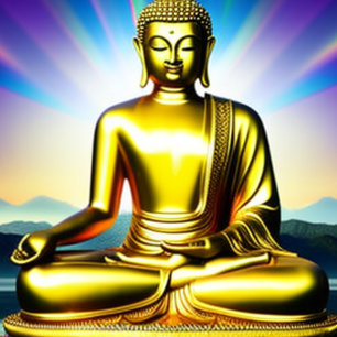 Camiseta de la estatua espiritual de Buda