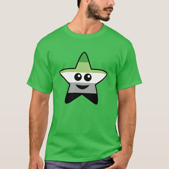 Camiseta de la estrella de Aromantic (Anverso)