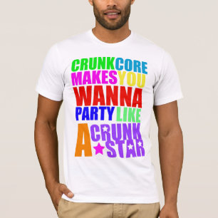Camiseta de la estrella de Crunk
