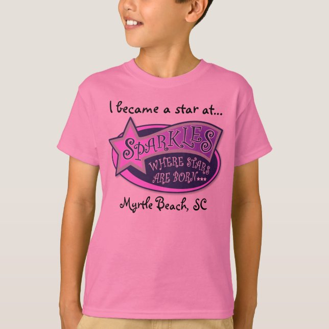 Camiseta de la estrella de las chispas (Anverso)