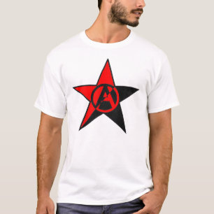 camiseta de la estrella del anarchosyndicalist