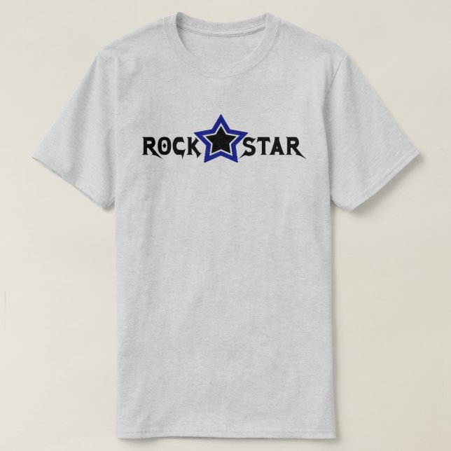 Camiseta de la estrella del rock (Diseño del anverso)