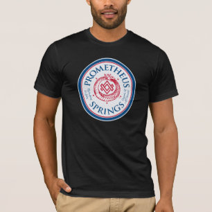 Camiseta de la etiqueta de las primaveras de