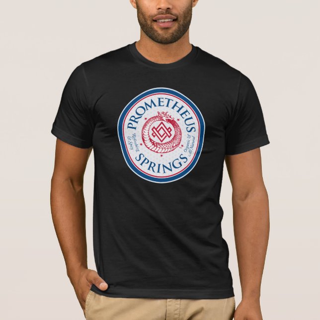 Camiseta de la etiqueta de las primaveras de (Anverso)