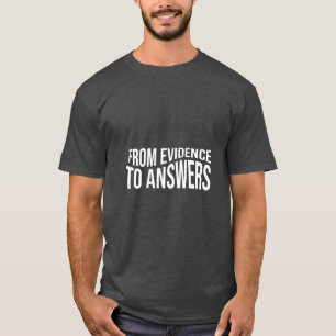 Camiseta De La Evidencia Al Criminólogo Cita Criminología
