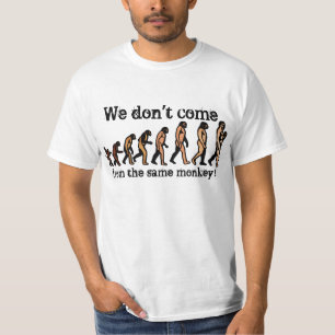Camiseta de la evolución