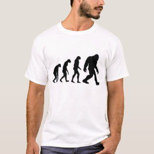 Camiseta de la evolución de Bigfoot