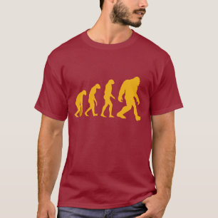Camiseta de la evolución de Bigfoot