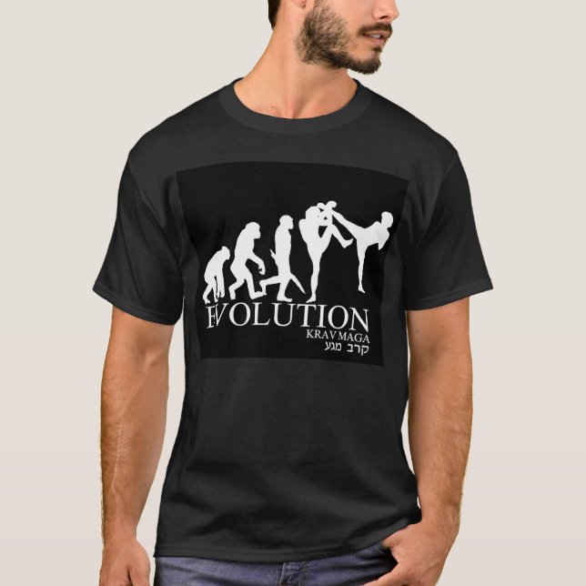 Camiseta de la evolución de Krav Maga (Anverso)
