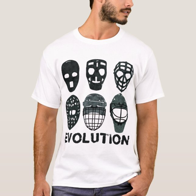 Camiseta de la evolución de la máscara del portero (Anverso)