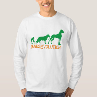 Camiseta de la evolución del Gran Danés