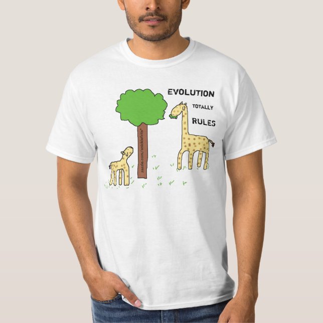 Camiseta ¡De la evolución reglas totalmente! (Anverso)