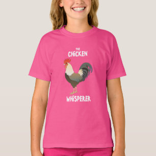 Camiseta de la experta en pollos para niñas