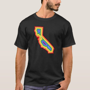 Camiseta de la explosión del orgullo de California