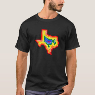 Camiseta de la explosión del orgullo de Tejas