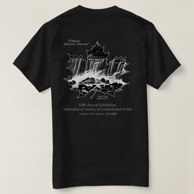 Camiseta de la exposición ISSA 2021 - camisetas de (Reverso del diseño)