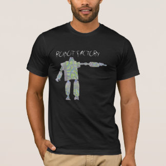 Camiseta de la fábrica de robot