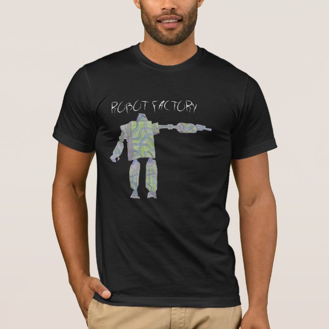 Camiseta de la fábrica de robot (Anverso)
