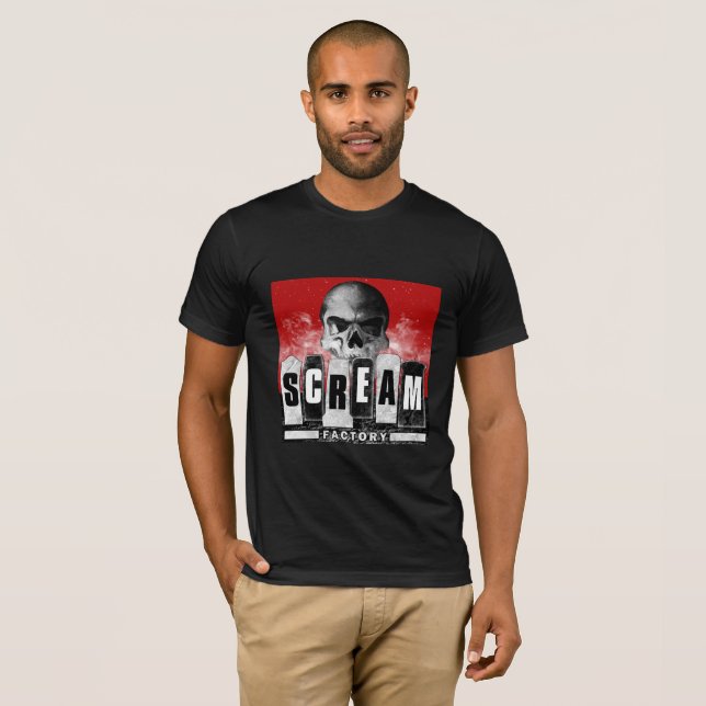Camiseta de la fábrica del grito (negro) (Anverso completo)