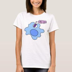 Camiseta de la fagocitosis de las bacterias