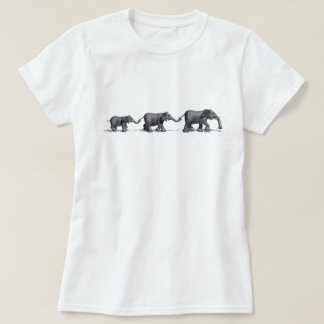 Camiseta de la familia del elefante