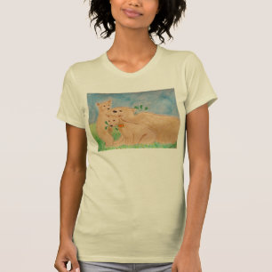 camiseta de la familia del grisáceo