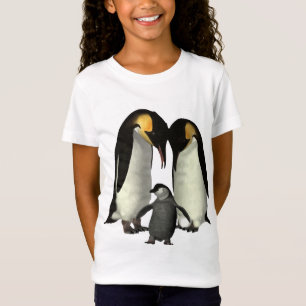 Camiseta de la familia del pingüino