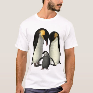 Camiseta de la familia del pingüino
