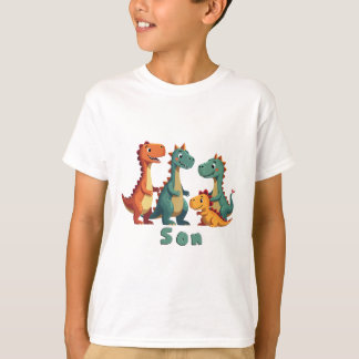 Camiseta de la familia Dinosaur (hijo)
