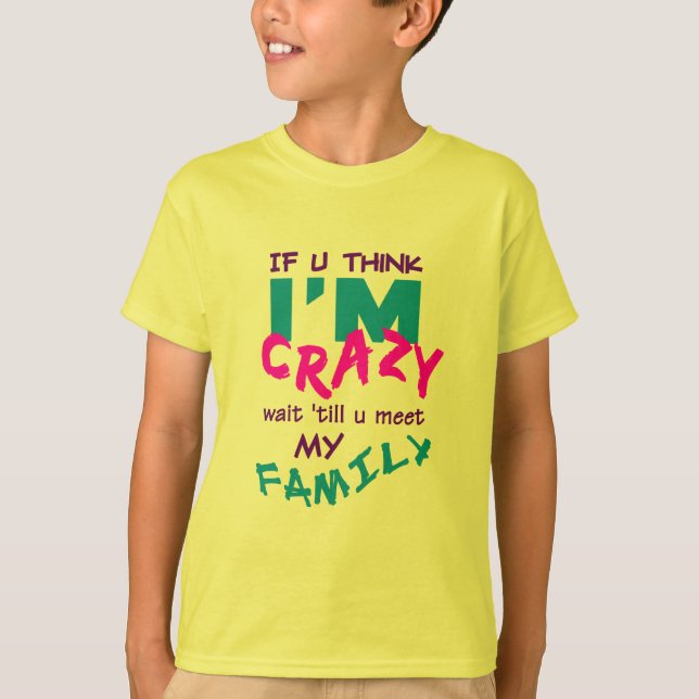 Camiseta de la familia loca (Anverso)