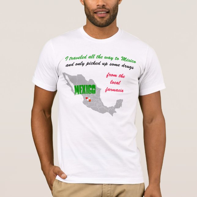 Camiseta de la farmacia de México (Anverso)