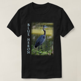 Camiseta de la fauna de la garza de gran azul